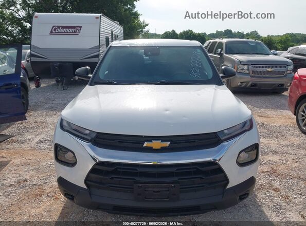KL79MLS28MB180900 2021 CHEVROLET TRAILBLAZER White ხელსაწყოთა პანელის ხედი
