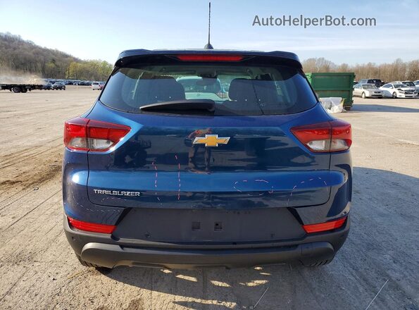 KL79MMS20MB134256 2021 CHEVROLET TRAILBLAZER Blue 