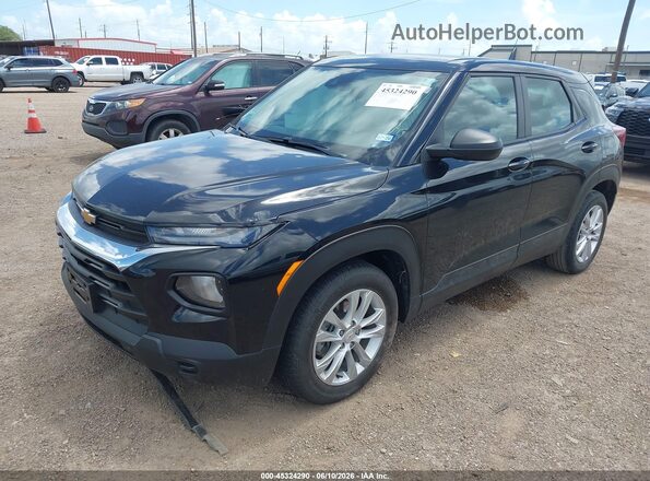 KL79MMS20PB204231 2023 CHEVROLET TRAILBLAZER Black Առջևի ձախ երեք քառորդ տեսարան