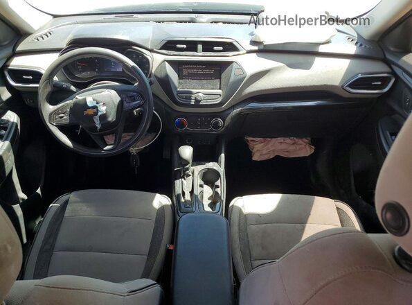 KL79MMS21MB097170 2021 CHEVROLET TRAILBLAZER White Առջևի վահանակի տեսք