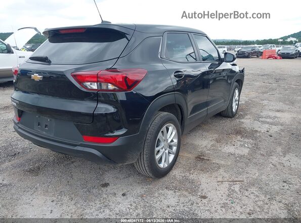 KL79MMS21RB032455 2024 CHEVROLET TRAILBLAZER Черный Задняя правая четверть