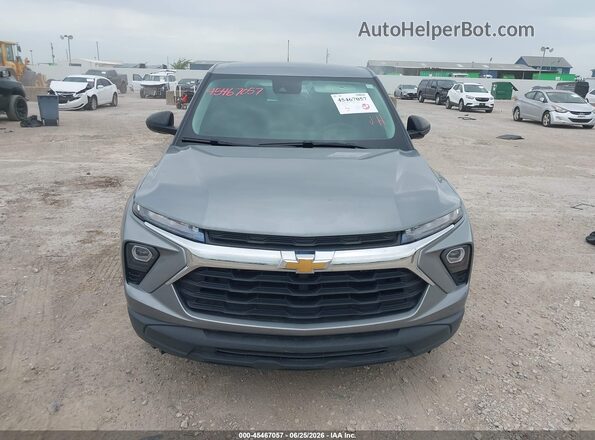 KL79MMS21RB186079 2024 CHEVROLET TRAILBLAZER Gray Դիմացի տեսք