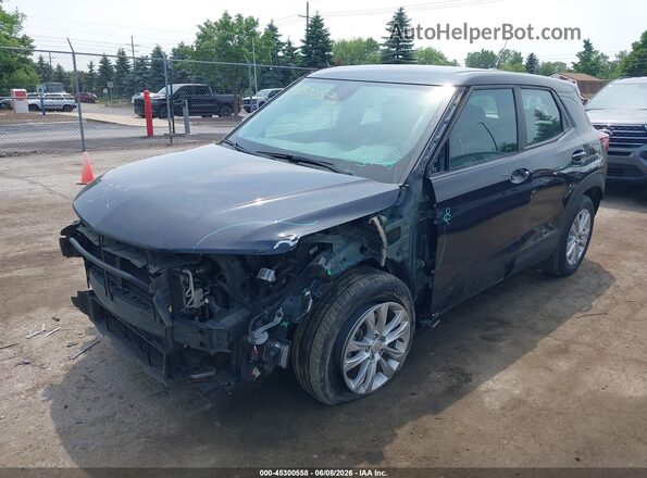 KL79MMS22MB100156 2021 CHEVROLET TRAILBLAZER Black Front left
