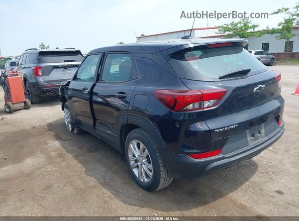 KL79MMS22MB100156 2021 CHEVROLET TRAILBLAZER Black Rear left