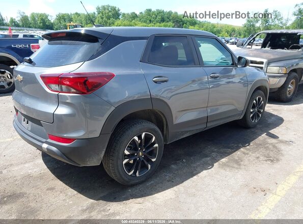 KL79MMS23MB001281 2021 CHEVROLET TRAILBLAZER Gray Tył prawy