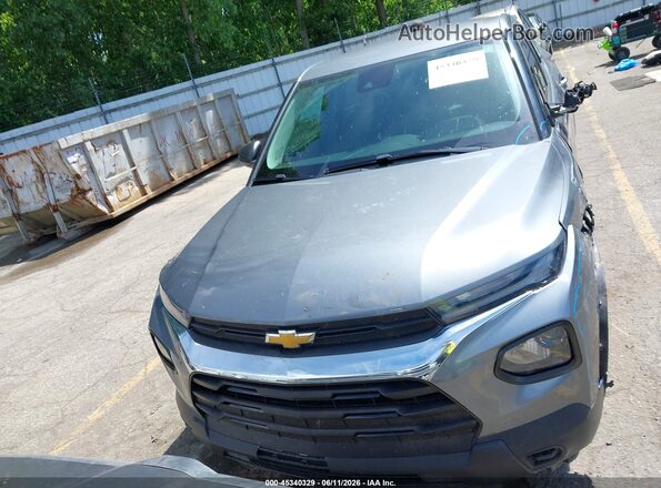 KL79MMS23MB001281 2021 CHEVROLET TRAILBLAZER Gray Widok zestawu wskaźników
