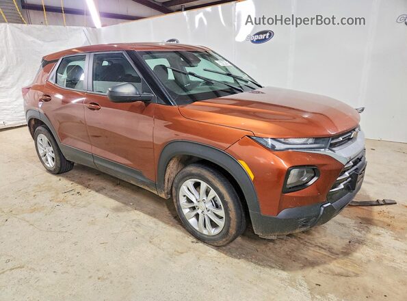 KL79MMS23MB110999 2021 CHEVROLET TRAILBLAZER Orange 