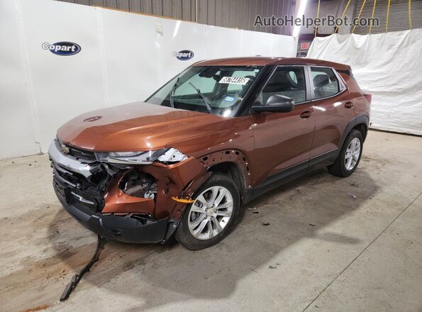 KL79MMS23MB110999 2021 CHEVROLET TRAILBLAZER Orange 