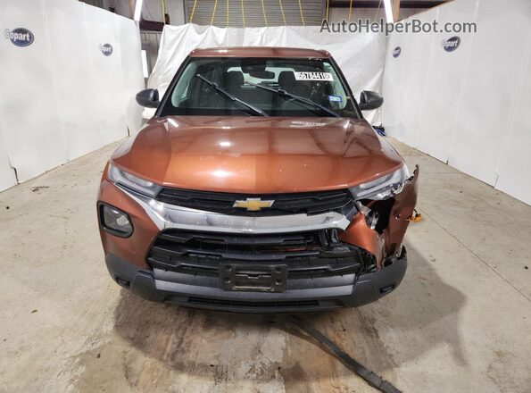 KL79MMS23MB110999 2021 CHEVROLET TRAILBLAZER Orange 