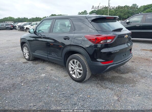 KL79MMS23MB176002 2021 CHEVROLET TRAILBLAZER Black Rear left