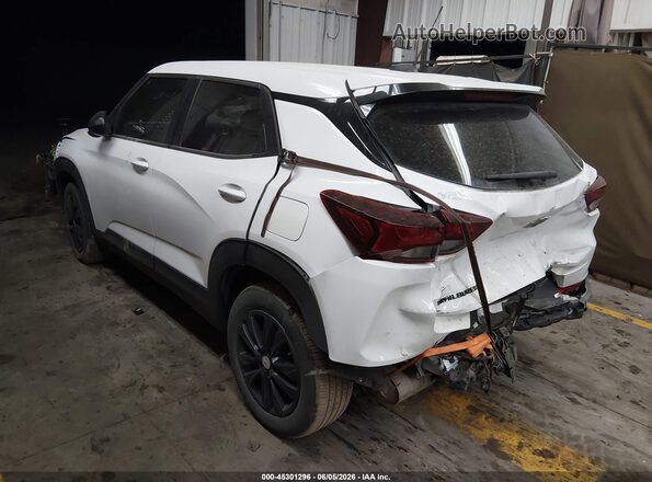 KL79MMS23NB135435 2022 CHEVROLET TRAILBLAZER White უკანა მარცხენა