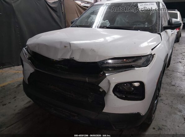 KL79MMS23NB135435 2022 CHEVROLET TRAILBLAZER White წინა ხედი