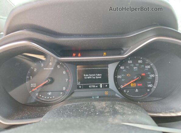 KL79MMS23PB184895 2023 CHEVROLET TRAILBLAZER Silver Instrument cluster view