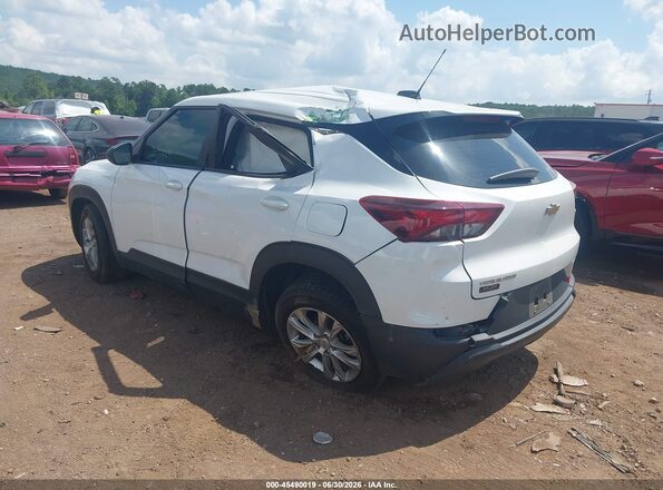 KL79MMS26MB014476 2021 CHEVROLET TRAILBLAZER White Հետևի ձախ