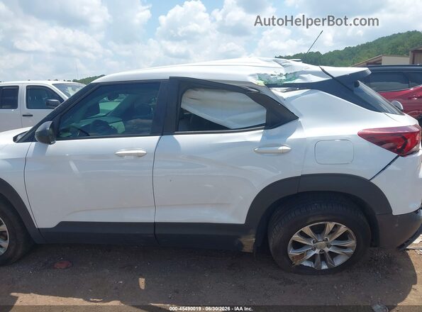 KL79MMS26MB014476 2021 CHEVROLET TRAILBLAZER White Դիմացի տեսք