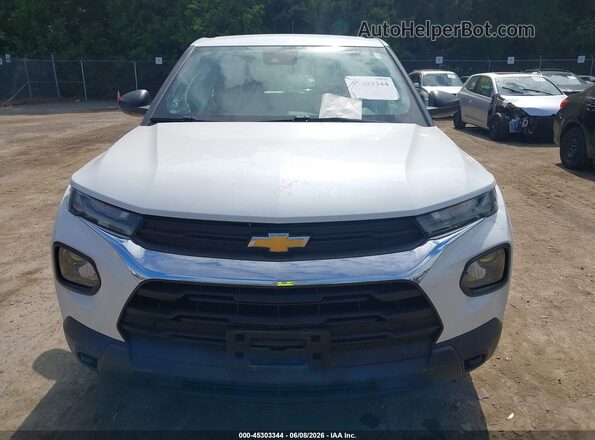 KL79MMS27MB102789 2021 CHEVROLET TRAILBLAZER White Widok wnętrza z tyłu