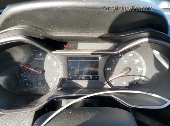 KL79MMS27NB088751 2022 CHEVROLET TRAILBLAZER Gray Instrument cluster view