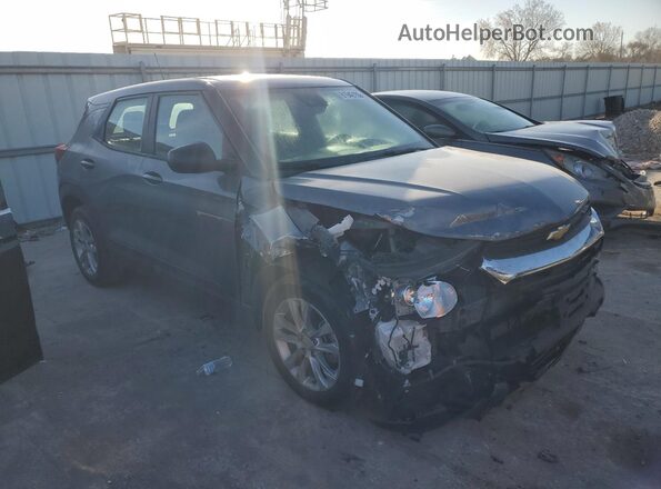 KL79MMS27NB088751 2022 CHEVROLET TRAILBLAZER Gray Front right