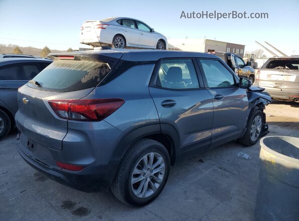 KL79MMS27NB088751 2022 CHEVROLET TRAILBLAZER Gray Rear right