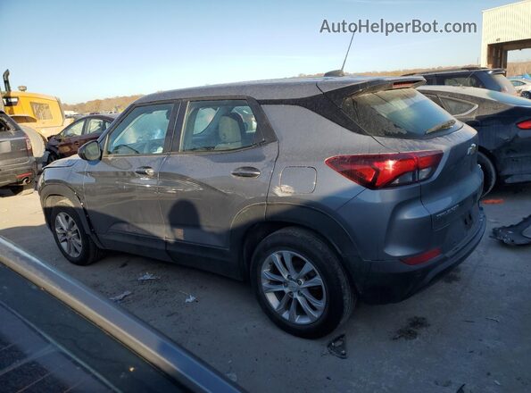 KL79MMS27NB088751 2022 CHEVROLET TRAILBLAZER Gray Rear left