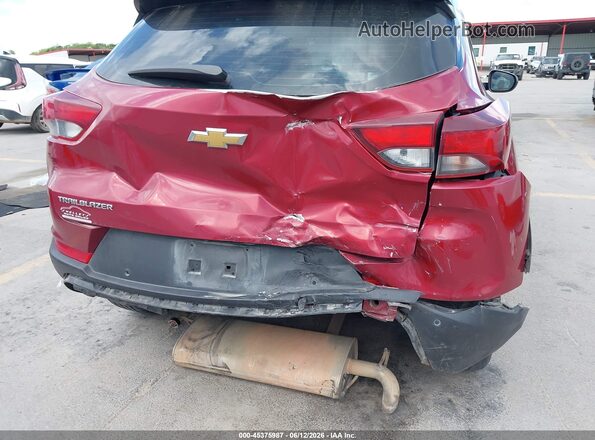 KL79MMS28MB005780 2021 CHEVROLET TRAILBLAZER Red წინა ხედი
