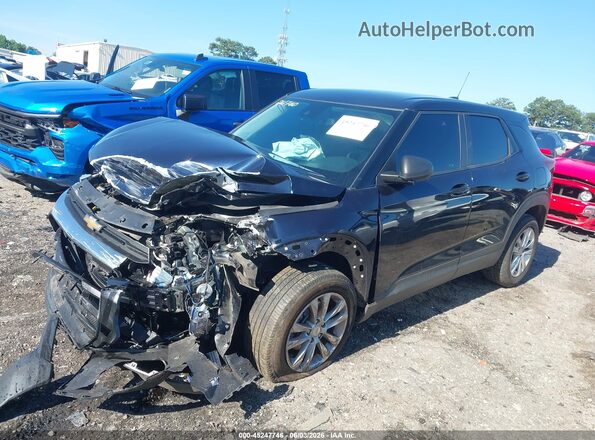 KL79MMS28MB082505 2021 CHEVROLET TRAILBLAZER Dark Blue Передняя левая четверть