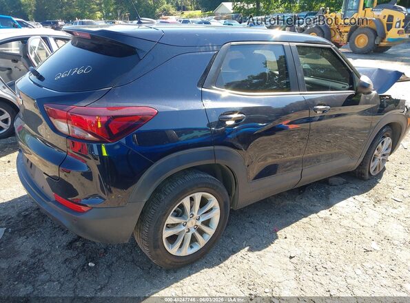 KL79MMS28MB082505 2021 CHEVROLET TRAILBLAZER Dark Blue Задняя правая четверть