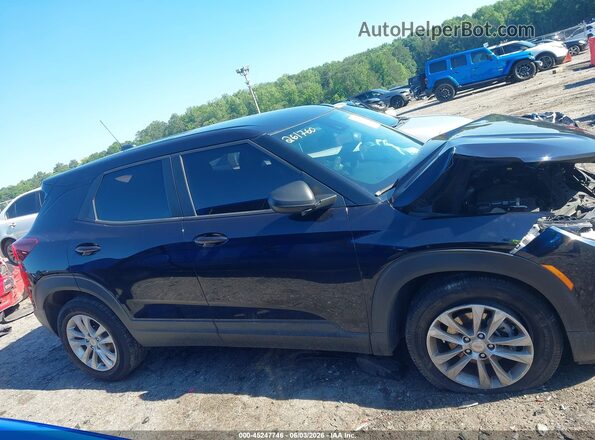 KL79MMS28MB082505 2021 CHEVROLET TRAILBLAZER Dark Blue Вид задней части салона