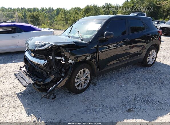 KL79MMS28PB005881 2023 CHEVROLET TRAILBLAZER Черный Передняя левая четверть