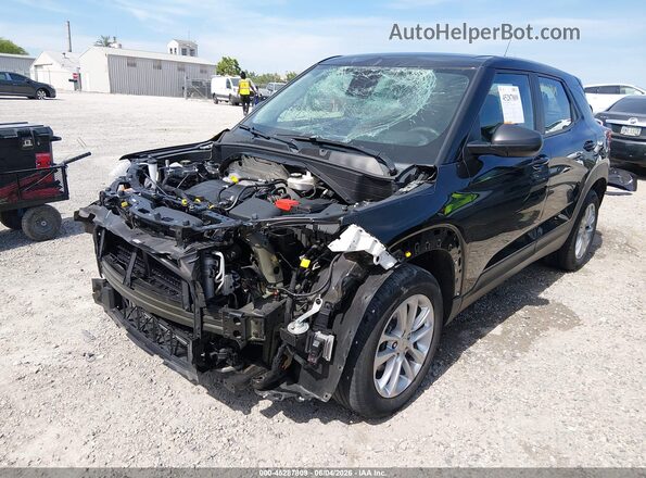 KL79MMS29RB030601 2024 CHEVROLET TRAILBLAZER Black Առջևի ձախ երեք քառորդ տեսարան
