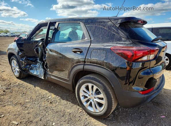 KL79MMS2XMB159875 2021 CHEVROLET TRAILBLAZER Black Հետևի ձախ