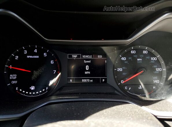 KL79MMS2XMB175686 2021 CHEVROLET TRAILBLAZER White Instrument cluster view