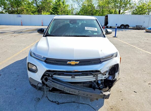 KL79MMS2XMB175686 2021 CHEVROLET TRAILBLAZER White Front view