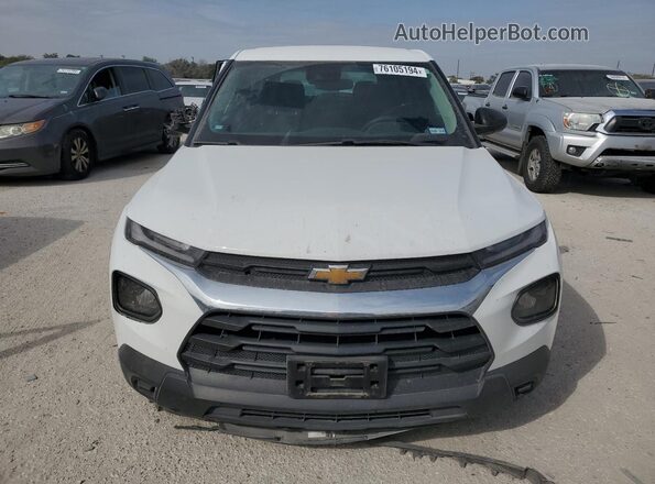 KL79MMS2XNB128885 2022 CHEVROLET TRAILBLAZER White Դիմացի տեսք