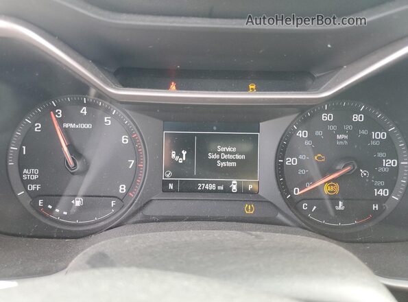 KL79MMS2XNB128885 2022 CHEVROLET TRAILBLAZER White Սարքավորումների վահանակի տեսք
