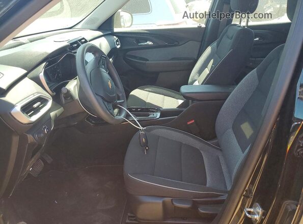 KL79MMS2XPB189477 2023 CHEVROLET TRAILBLAZER Black Widok wnętrza z przodu