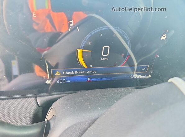 KL79MMS2XRB032020 2024 CHEVROLET TRAILBLAZER Black Instrument cluster view