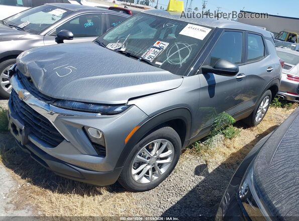 KL79MMSL0RB090923 2024 CHEVROLET TRAILBLAZER Gray Передня ліва чверть