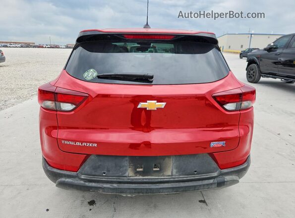 KL79MMSL2TB096035 2026 CHEVROLET TRAILBLAZER Red Вид ззаду