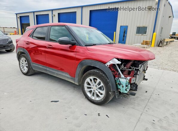 KL79MMSL2TB096035 2026 CHEVROLET TRAILBLAZER Red Передня права чверть