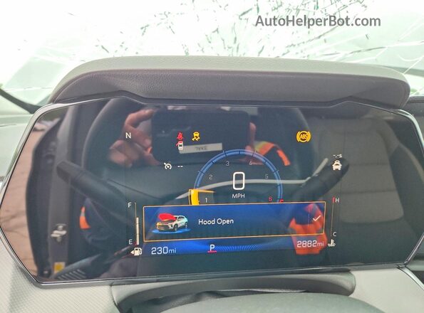 KL79MMSL4TB082167 2026 CHEVROLET TRAILBLAZER Gray Instrument cluster view