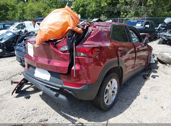 KL79MMSL5RB113354 2024 CHEVROLET TRAILBLAZER Red Задня права чверть