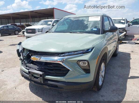 KL79MMSL5TB096112 2026 CHEVROLET TRAILBLAZER Green Przód lewy