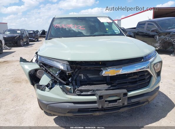 KL79MMSL5TB096112 2026 CHEVROLET TRAILBLAZER Green Widok z przodu