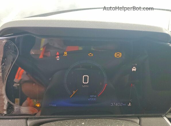 KL79MMSL6RB134133 2024 CHEVROLET TRAILBLAZER Black Instrument cluster view