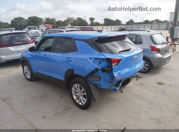 KL79MMSL7RB189349 2024 CHEVROLET TRAILBLAZER Blue Rear left