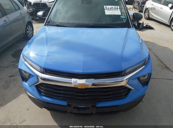 KL79MMSL7RB189349 2024 CHEVROLET TRAILBLAZER Blue Rear interior view