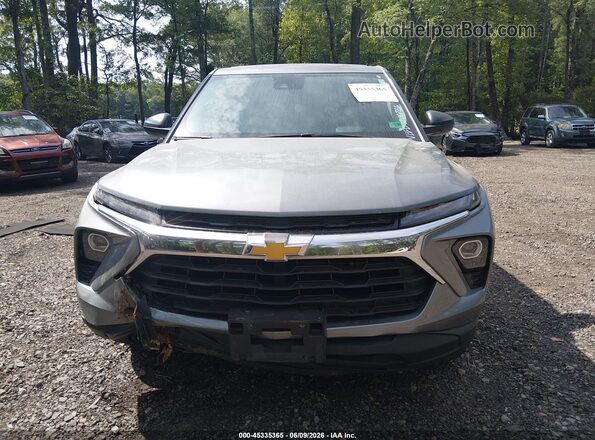 KL79MMSP1SB001224 2025 CHEVROLET TRAILBLAZER Серебряный Вид щитка приборов