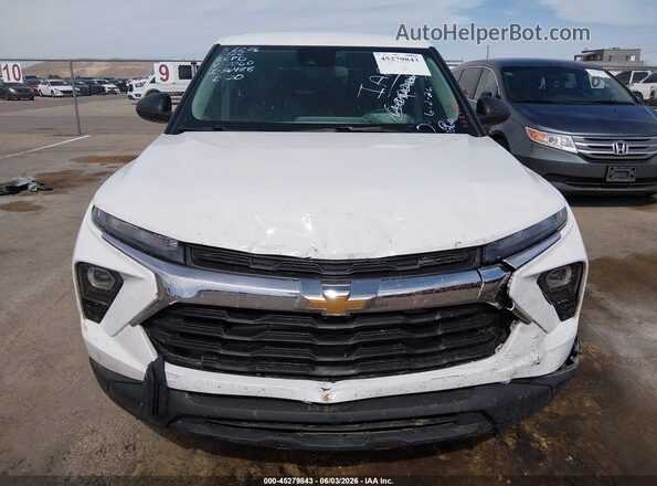 KL79MMSP1SB107060 2025 CHEVROLET TRAILBLAZER White ხელსაწყოთა პანელის ხედი