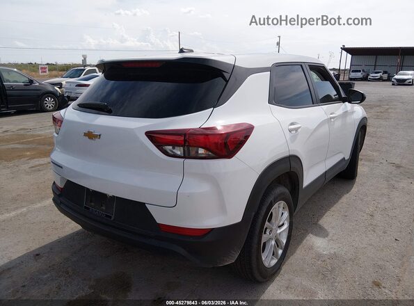 KL79MMSP1SB107060 2025 CHEVROLET TRAILBLAZER White უკანა მარჯვენა